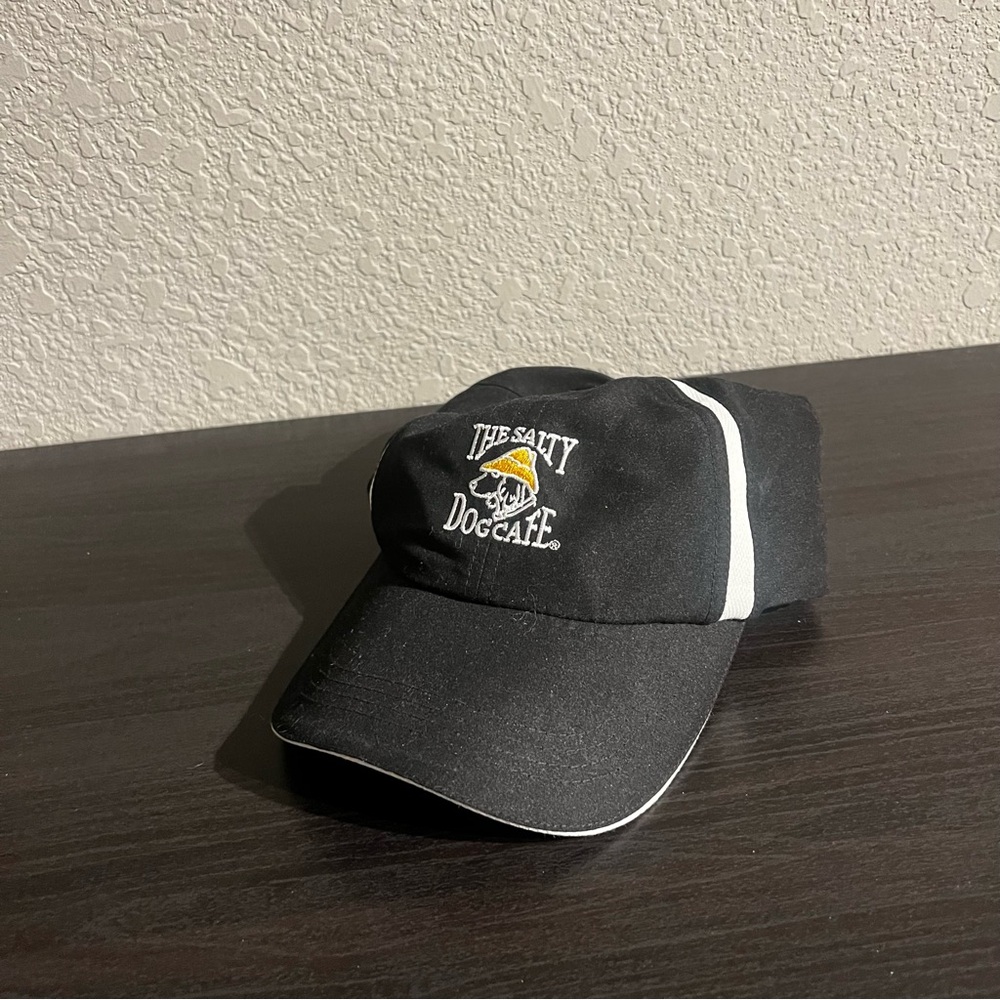 The Salty Dog Cafe Hilton Head Island Woman Adjustable Baseball Hat Cap Black